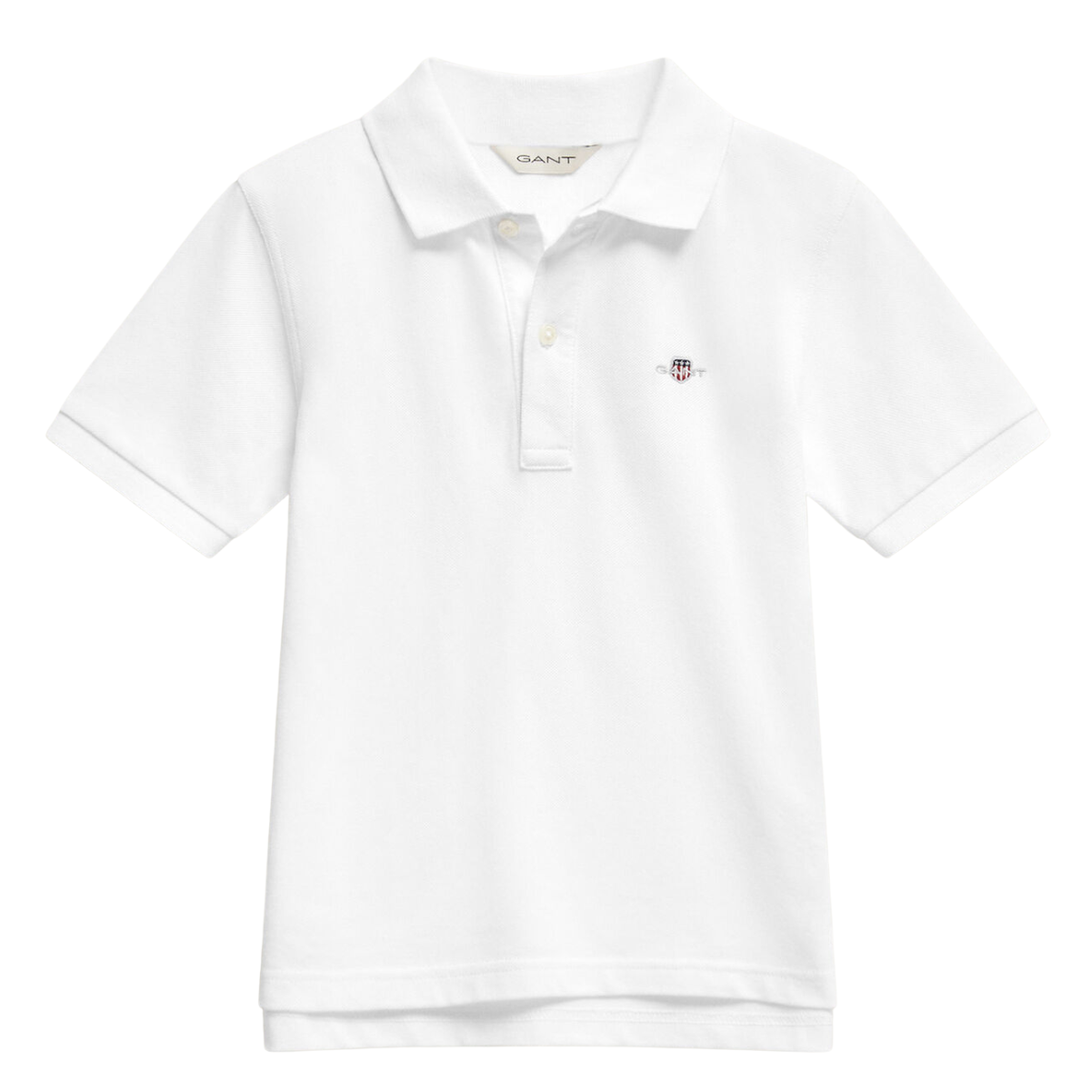 Gant - Pique Shield SS Polo White