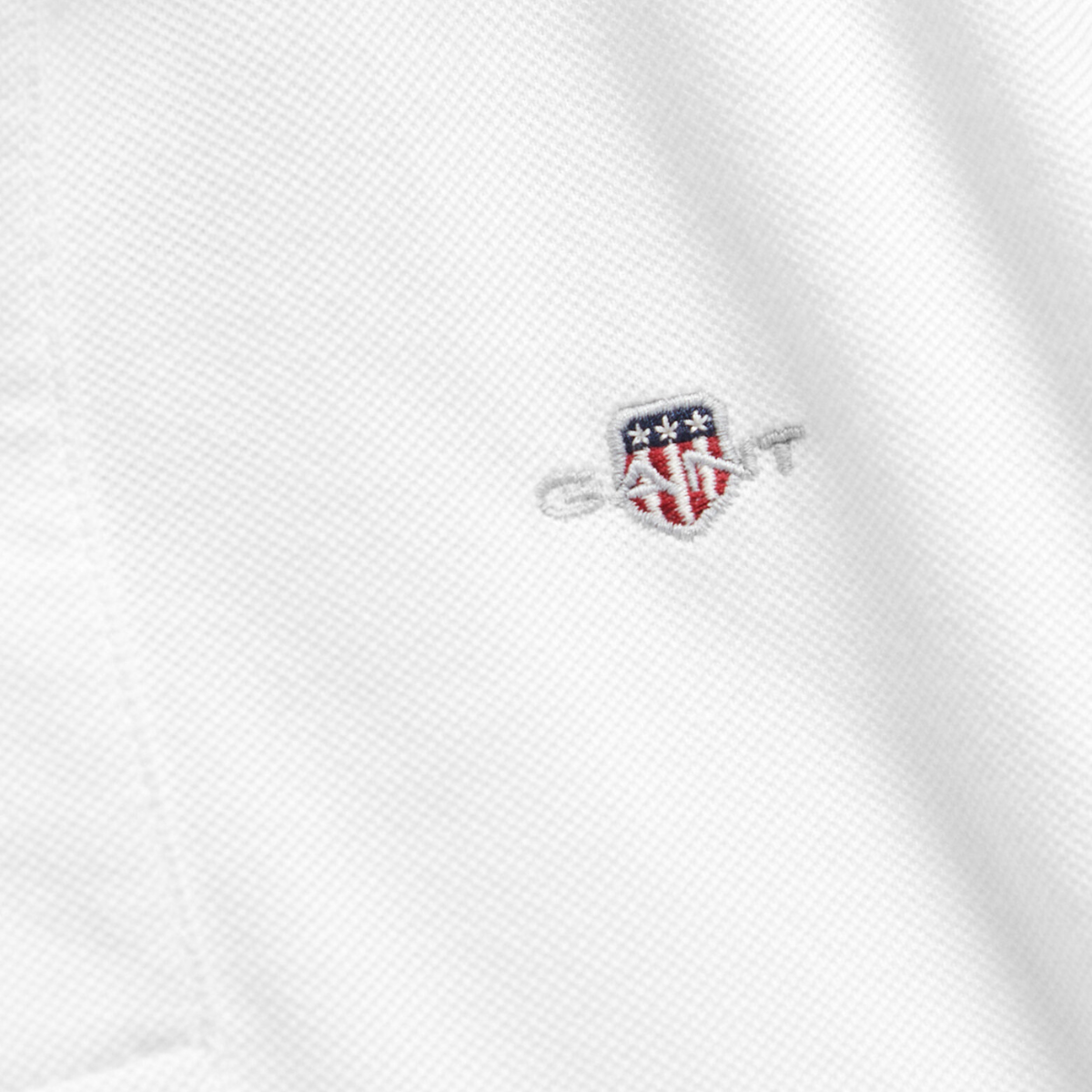 Gant - Pique Shield SS Polo White