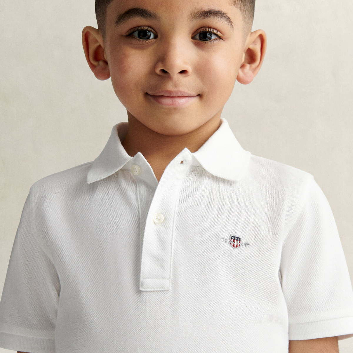 Gant - Pique Shield SS Polo White