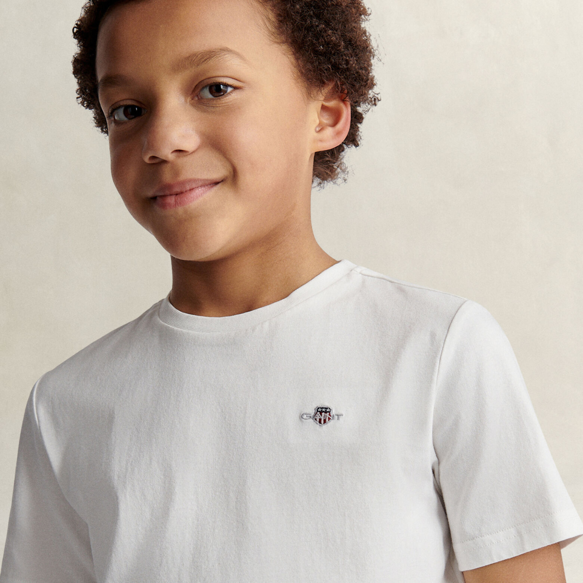 Gant - T-skjorte Shield Jr SS White