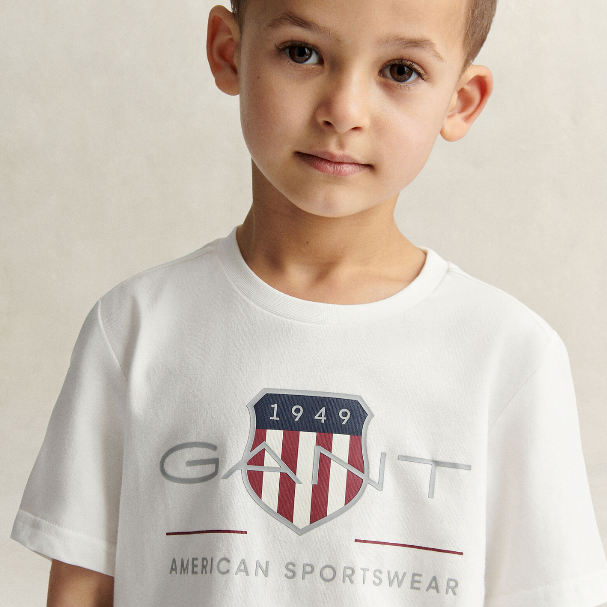 Gant - T-skjorte Archive Shield SS White