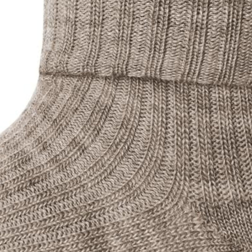 MP - Sokker Ull Baby Ribb Light Brown Melange