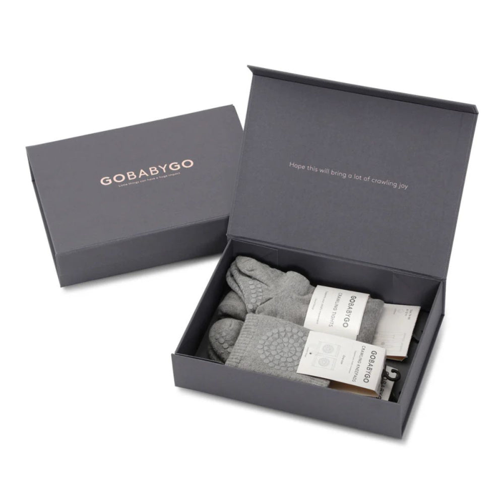 GoBabyGo - Startpakke Antiskli Bomull LV Grey Melange