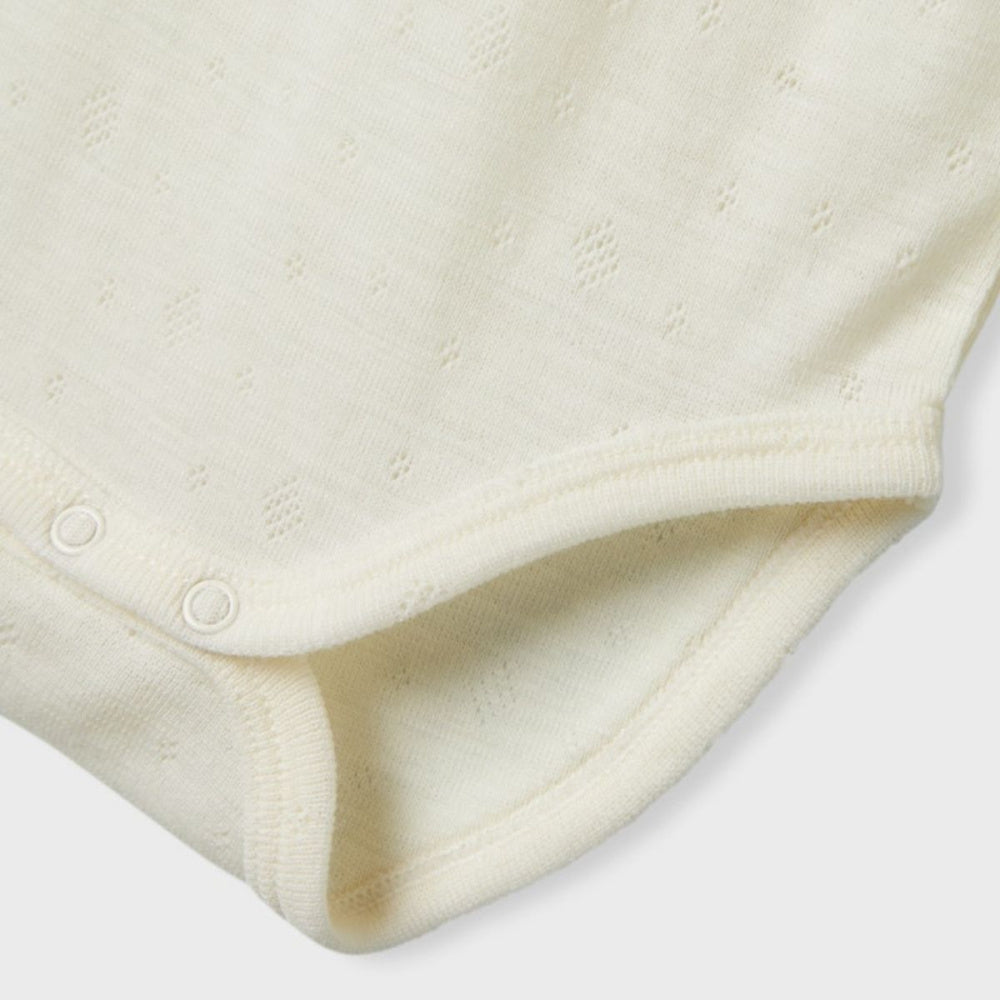 Name It - Body Ull med krage Wang Snow White