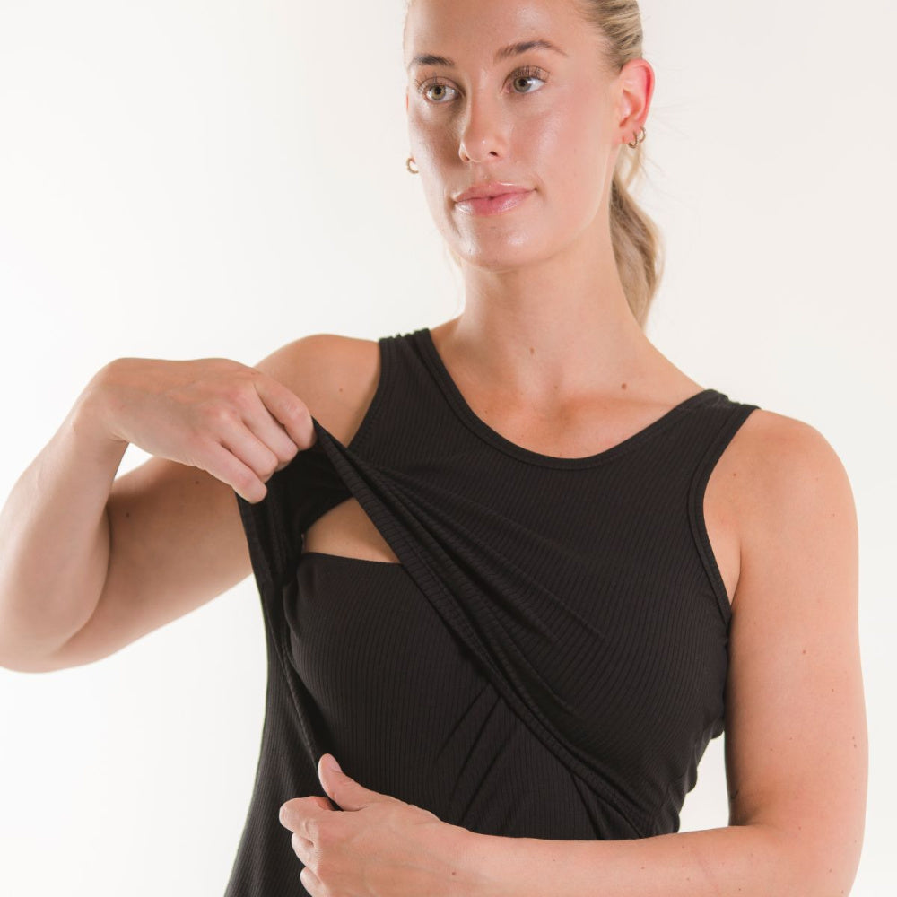 Boob - Ammesinglet Ribb Sort