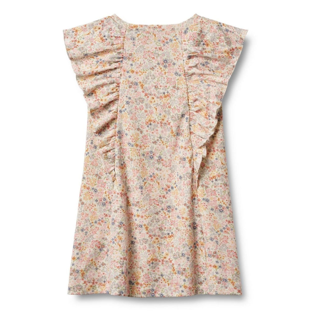 Wheat - Kjole Ruffle Shirley Bright Flowers
