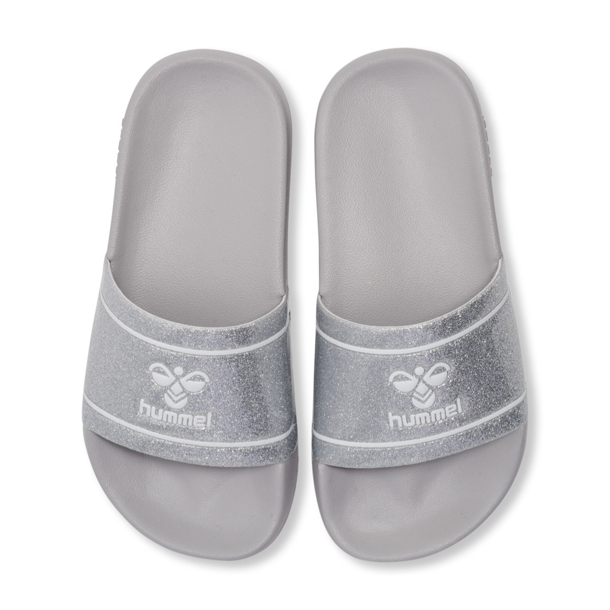 Hummel - Badesandaler Pool Slide Glitter Jr Lunar Rock