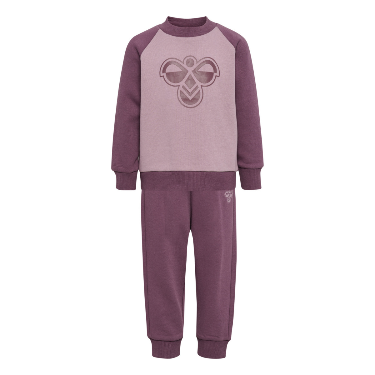 Hummel - Joggedress 2-delt Mini Reg Bumble Set Black Plum