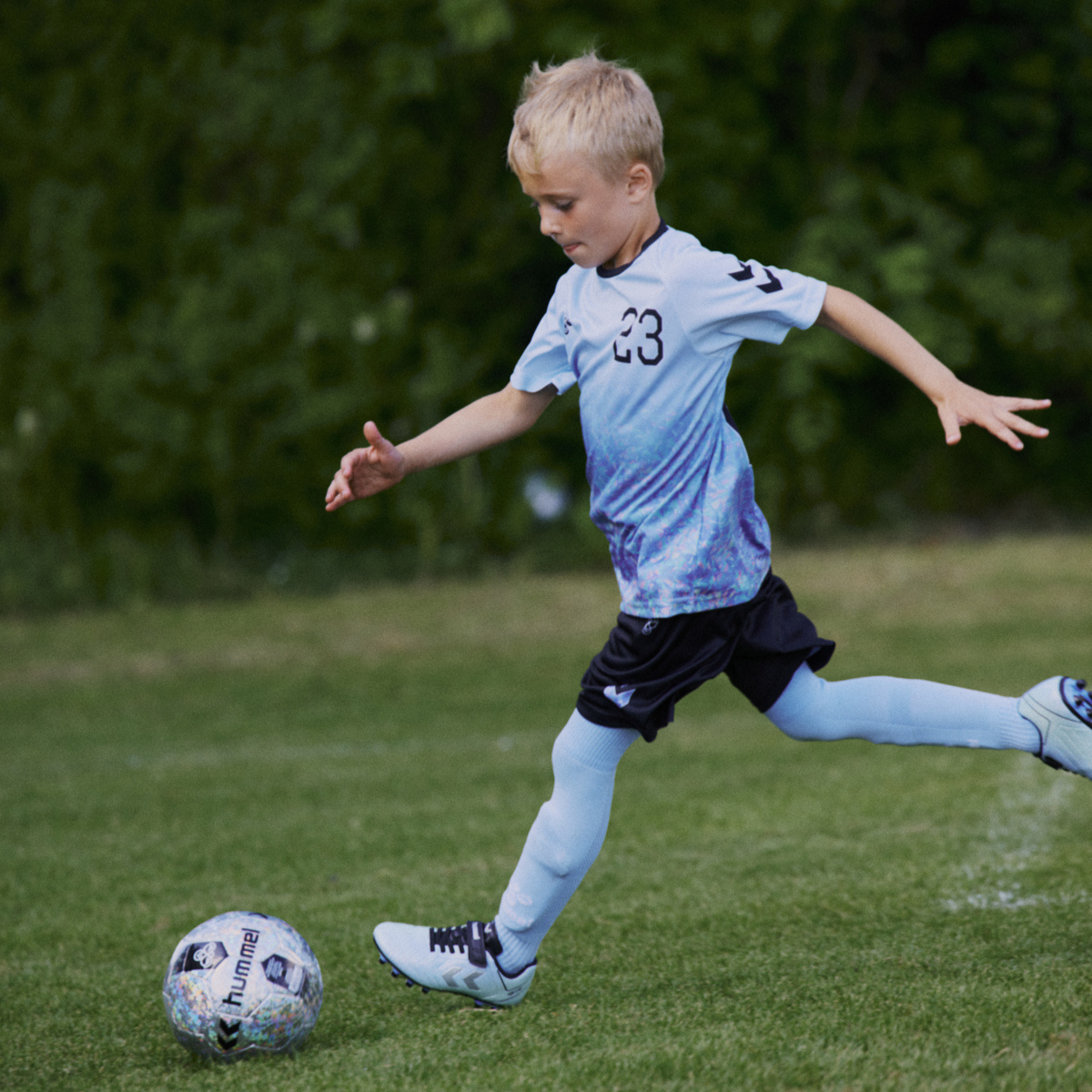 Hummel - Fotballsokker Shimmer Plain Skyway