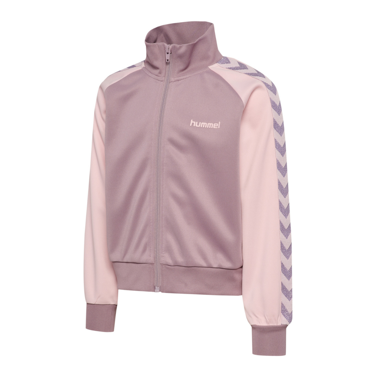 Hummel - Zip-jakke Poly Tape  Sea Fog