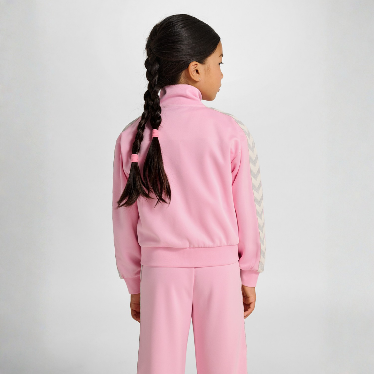 Hummel - Jakke Jr Poly Tape Zip Roseate Spoonbill