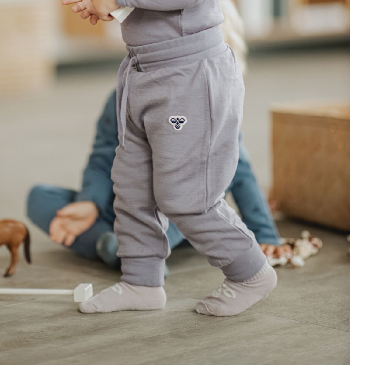 Hummel - Ullbukse Bee Pink Gray Ridge