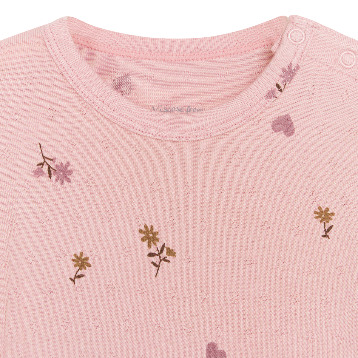 Hust and Claire - Body Kortermet Bambus Buller Dusty Rose
