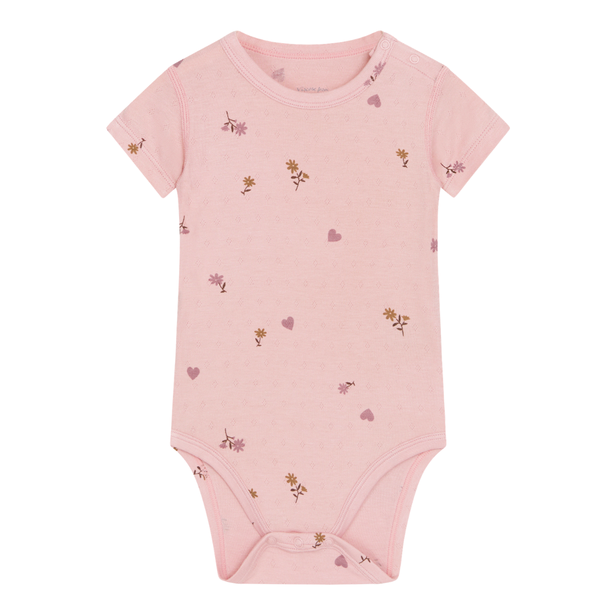 Hust and Claire - Body Kortermet Bambus Buller Dusty Rose