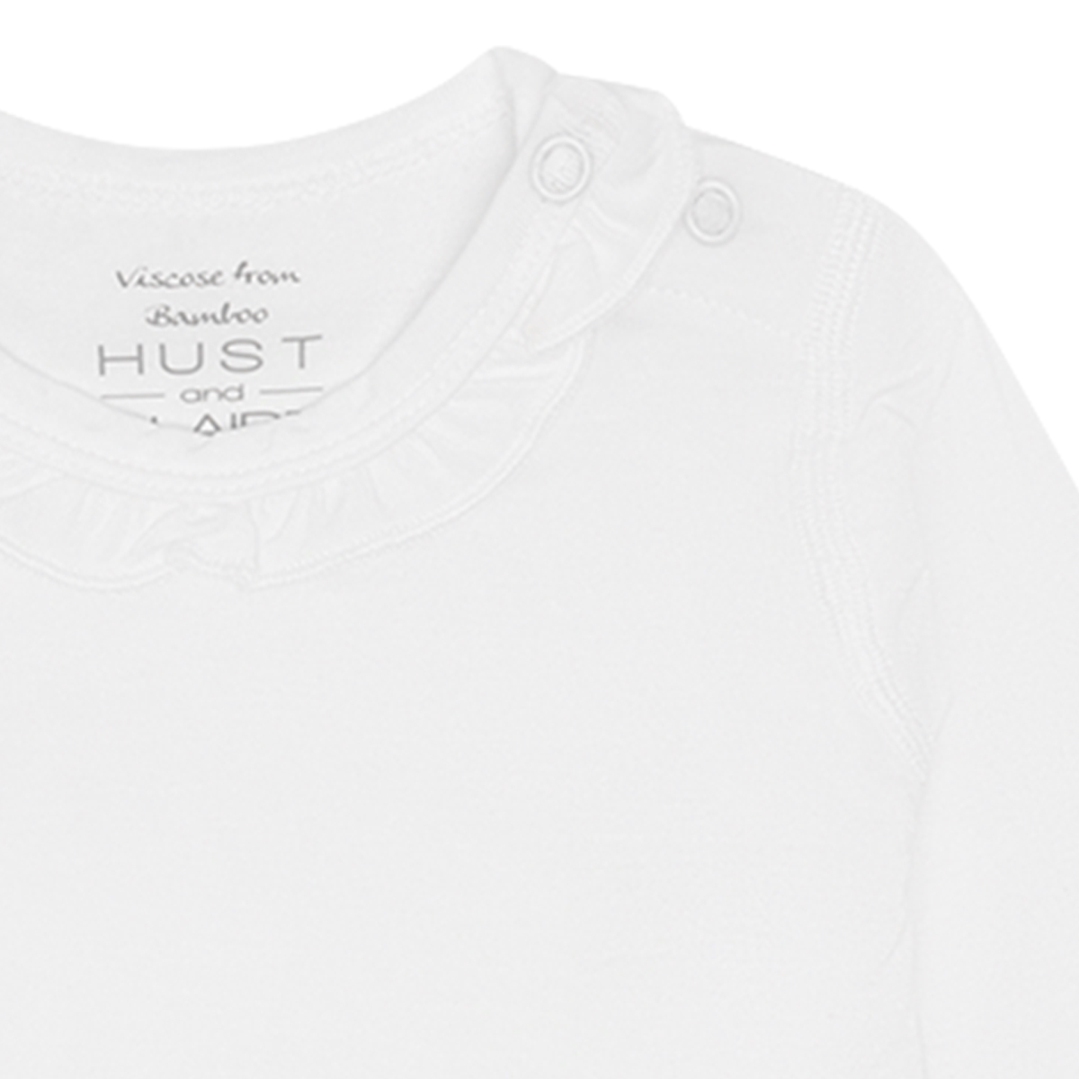 Hust And Claire - Body i Bambus Volangkrage Ivory
