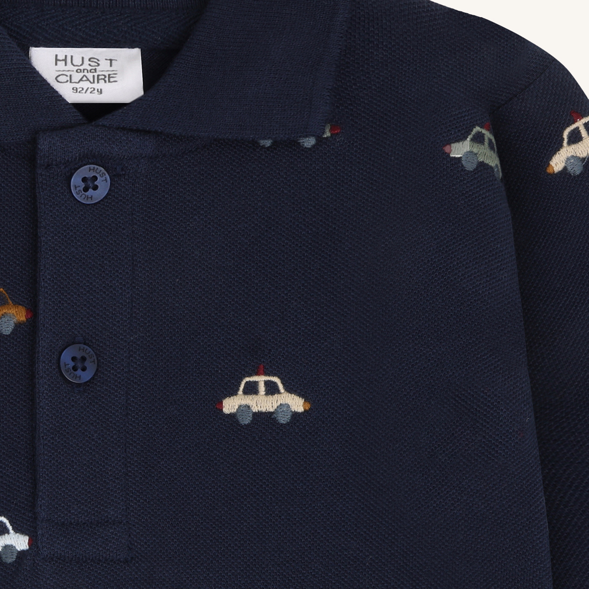 Hust & Claire - Genser Polo Stevie Policecars Blues