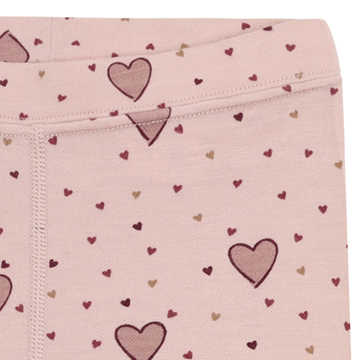 Hust & Claire - Longs i Ull/Bambus Hearts Dusty Rose