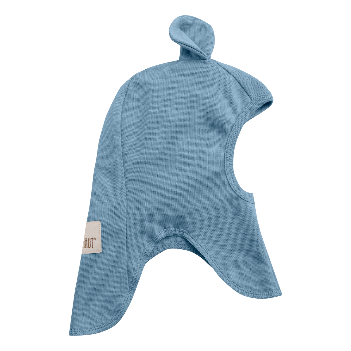 Huttelihut - Balaclava med Ører Bomullsribb Windward Blue