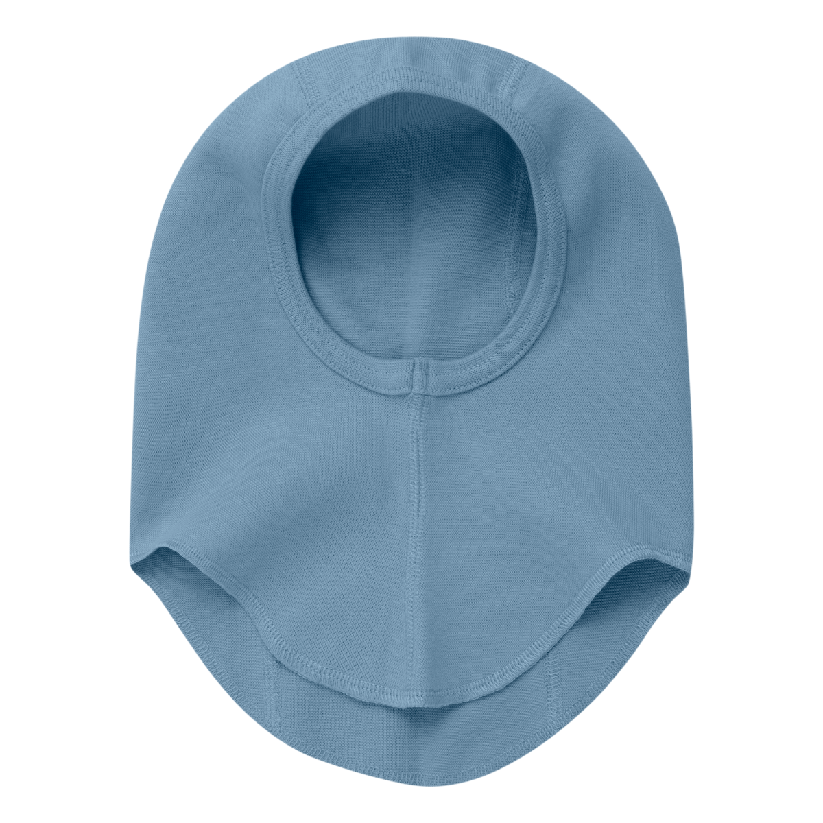 Huttelihut - Balaclava i Bomullsribb Windward Blue