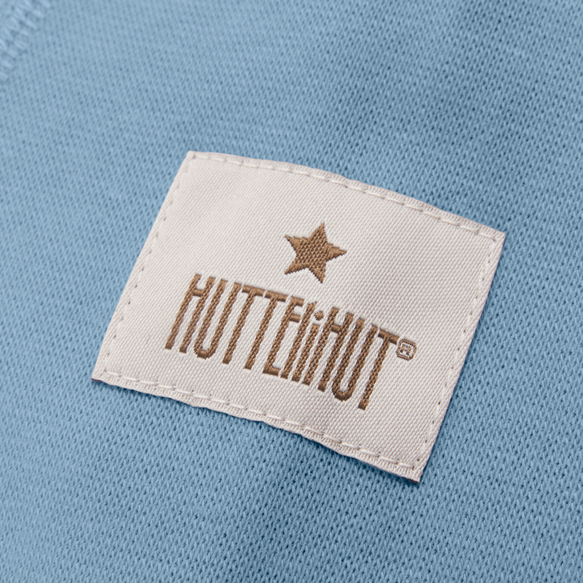 Huttelihut - Balaclava i Bomullsribb Windward Blue