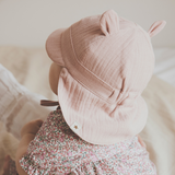 Huttelihut - Solhatt Baby Muslin Pale Mauve