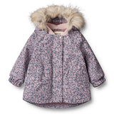 Wheat - Vinterjakke Mini Mathilde Tech Winter Flowers