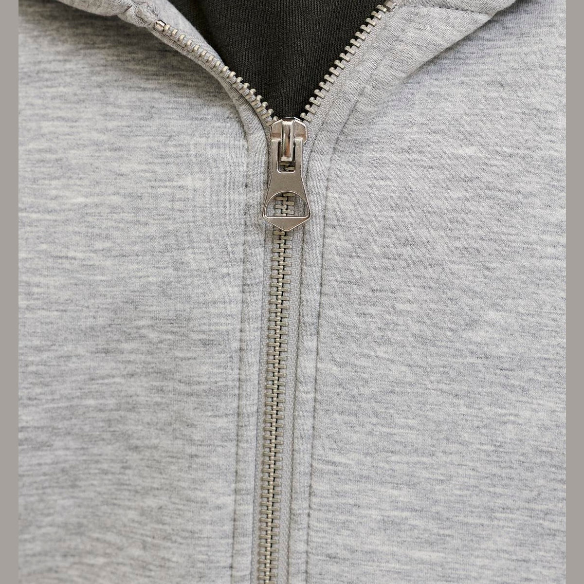 Jack & Jones - Hettejakke Zip Legacy Light Grey Melange