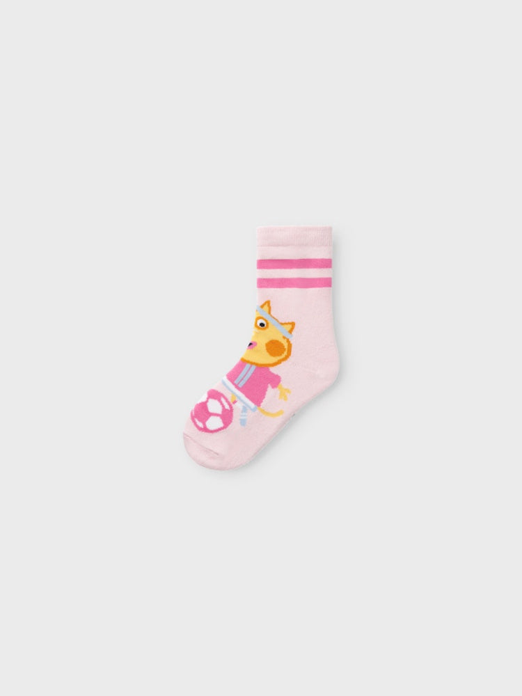 Name It - Sokker 3 PK Peppa Gris Parfait Pink