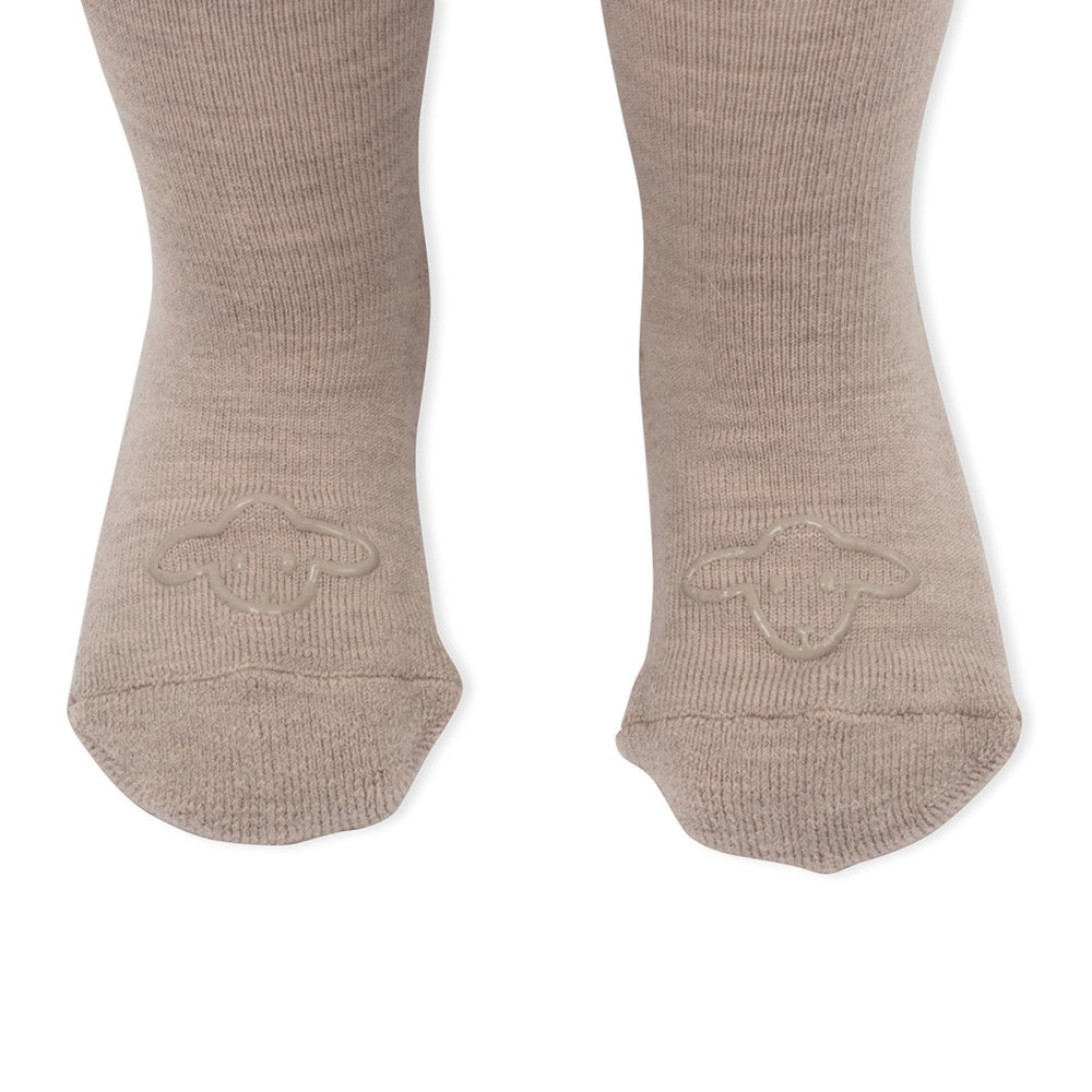 Lillelam - Strømpebukse Ull Antiskli Beige