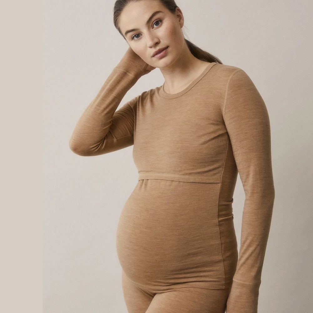 Boob - Ammetopp Merinoull Brown Melange