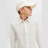 Jack & Jones - Linskjorte Breeze White