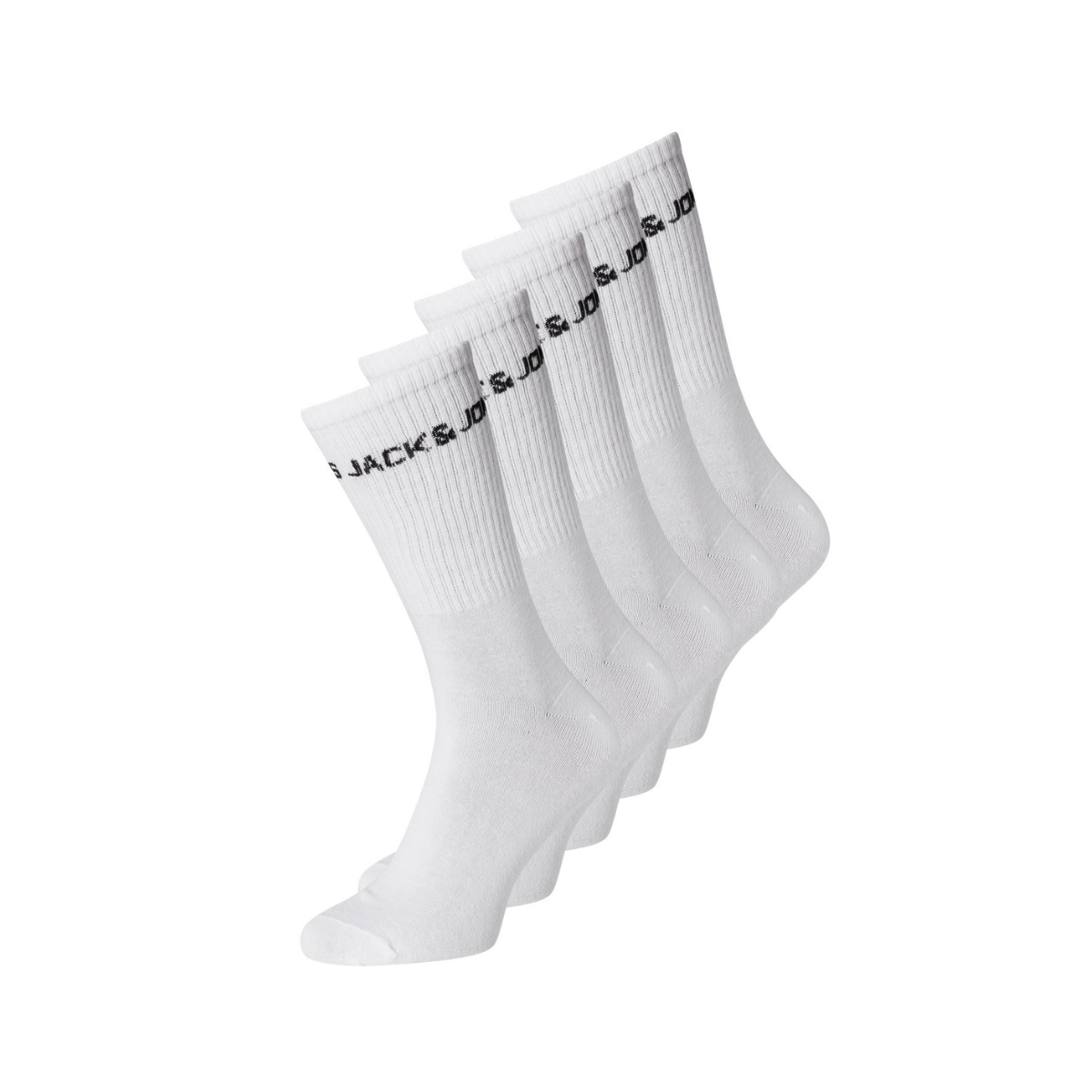 Jack & Jones - Sokker 5-pk Jac Basic White