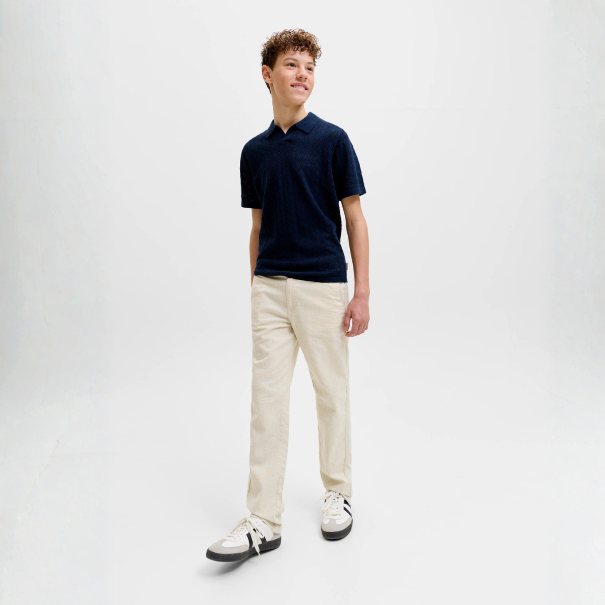 Jack & Jones - Linbukse Jogger Hybrid Moonbeam
