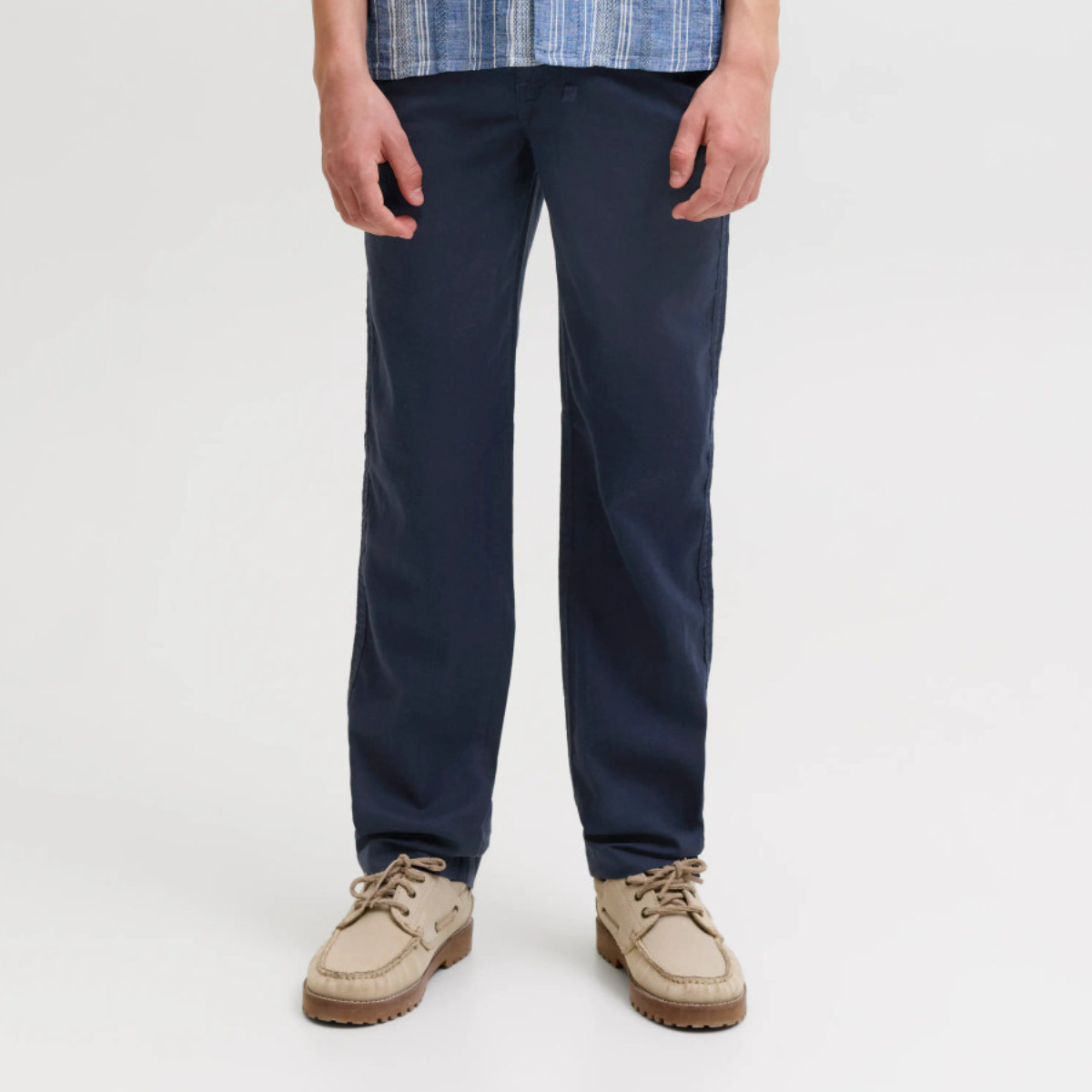 Jack & Jones - Linbukse Jogger Hybrid Dark Navy