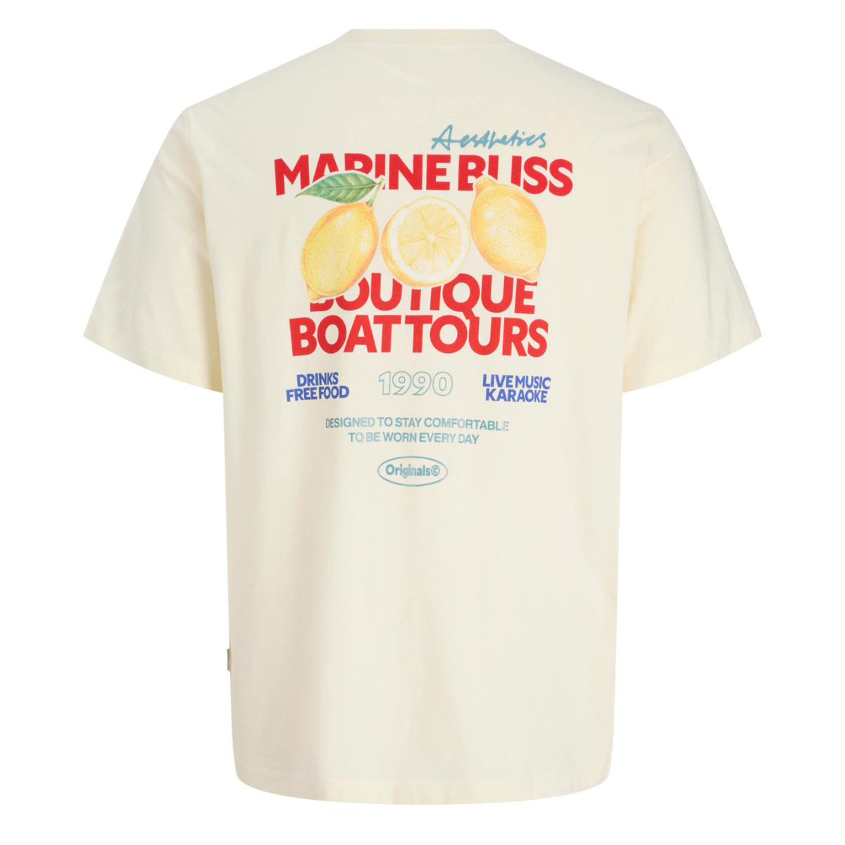 Jack & Jones - T-skjorte Riviera Antique White