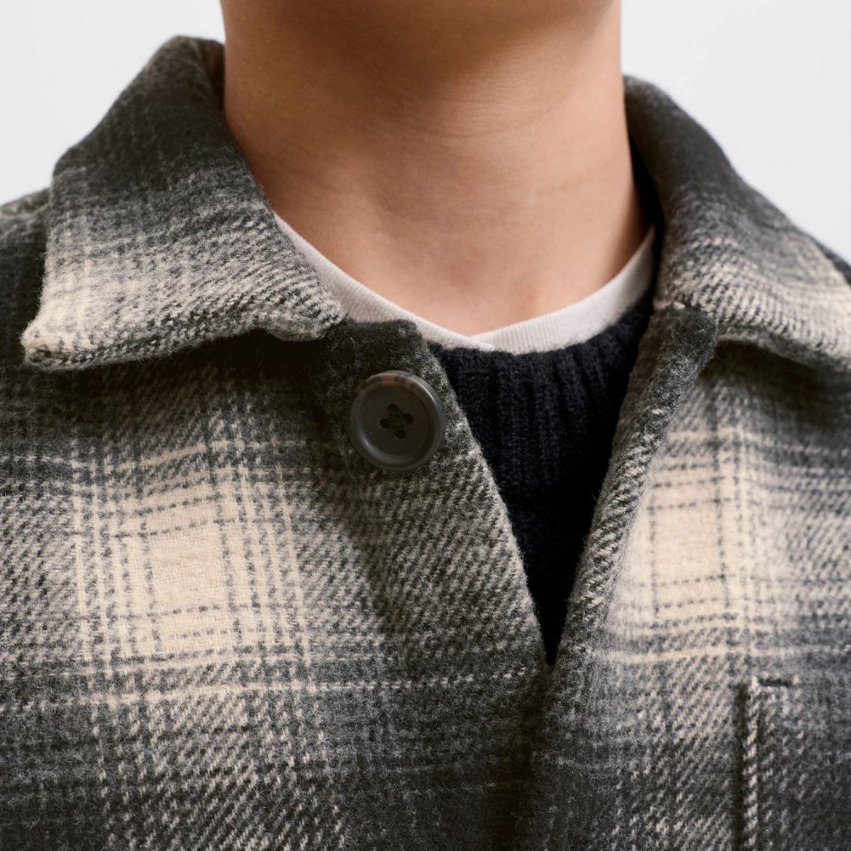 Jack & Jones - Overshirt Soho Ollie Asphalt Checks