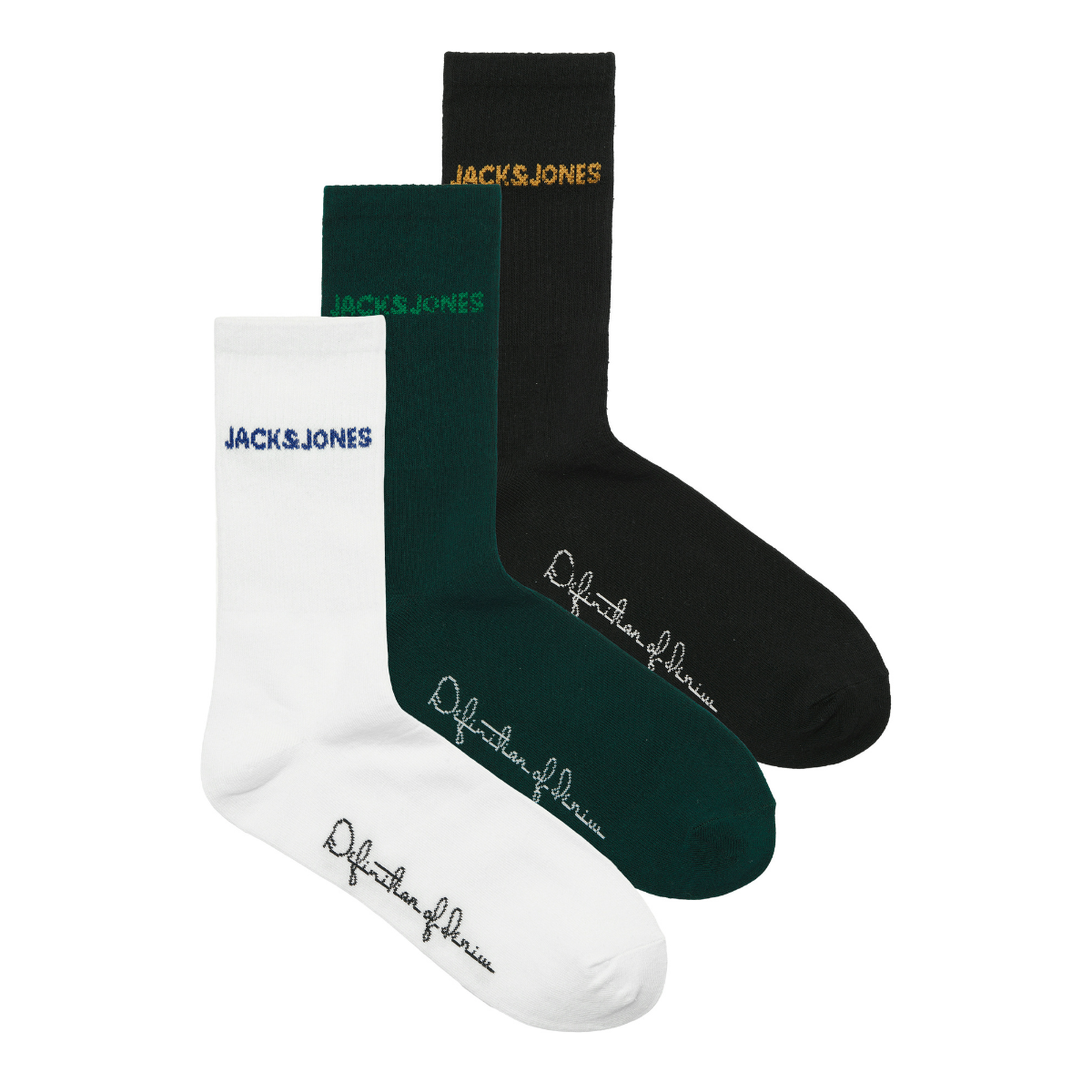 Jack & Jones - Tennissokker 3-pk Bruno Black