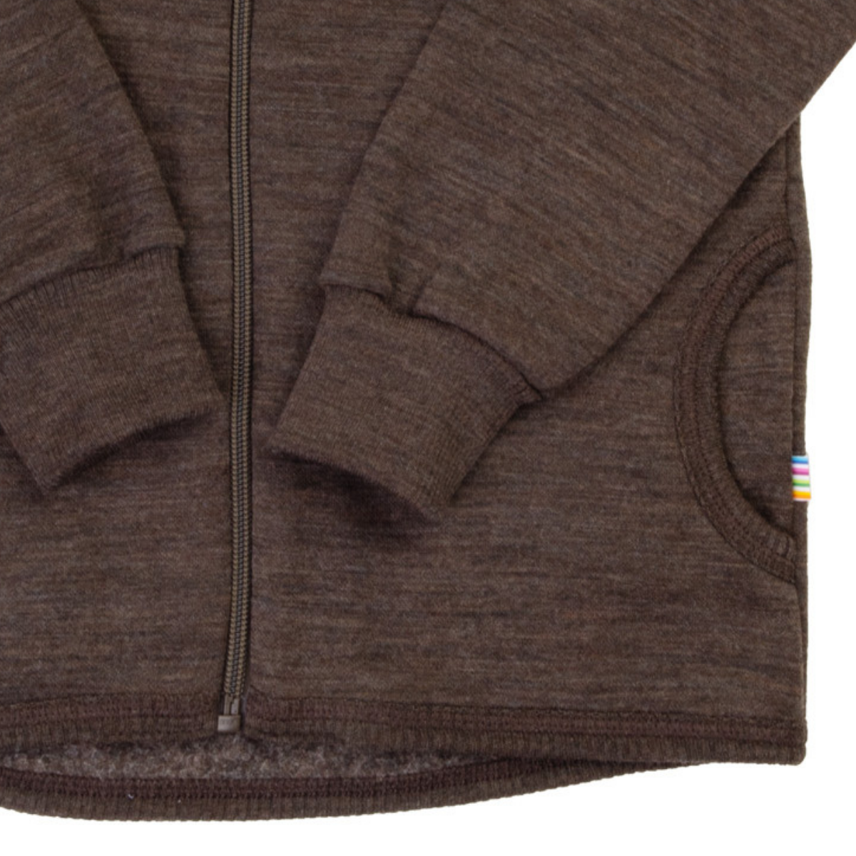 Joha - Cardigan i Ull Mørk Brun