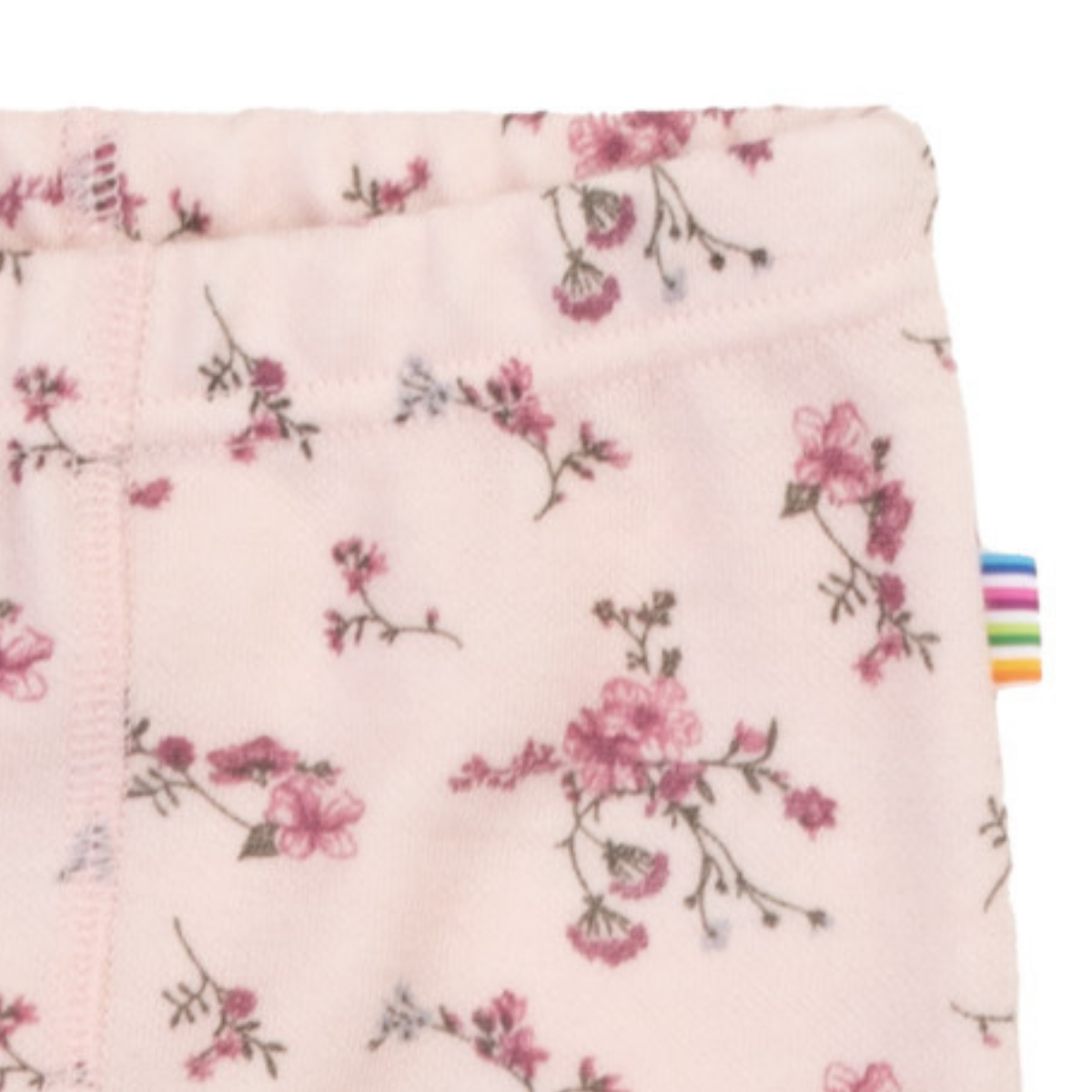 Joha - Longs med Fot Ull/ Bambus Blomst Lys Rosa