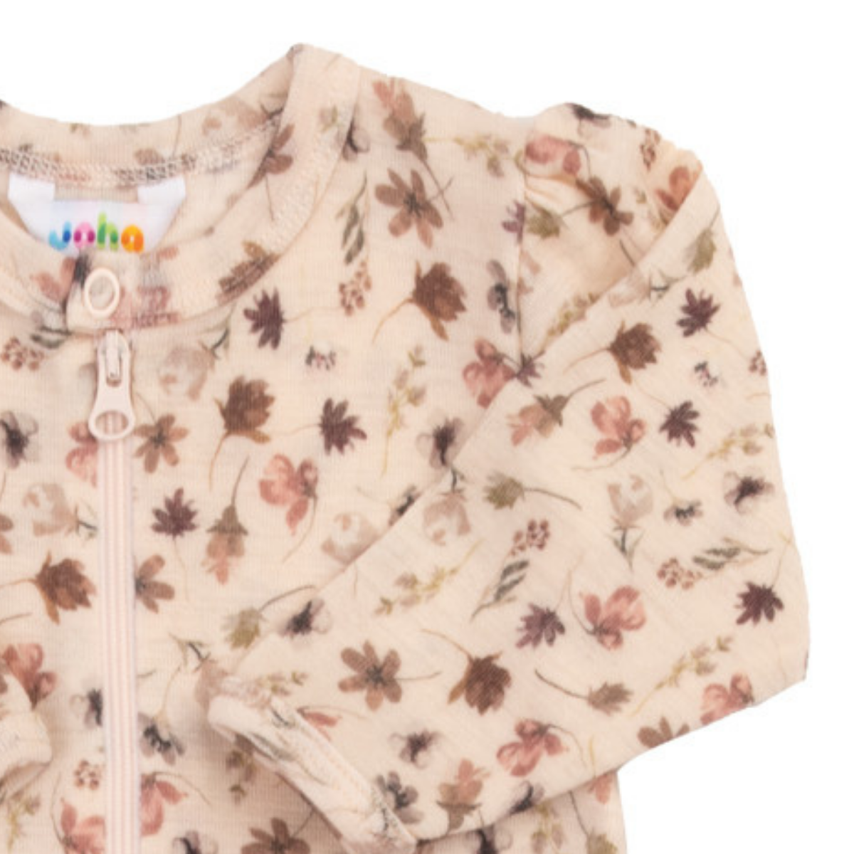 Joha - Heldress i Ull Flora Rosa Natur
