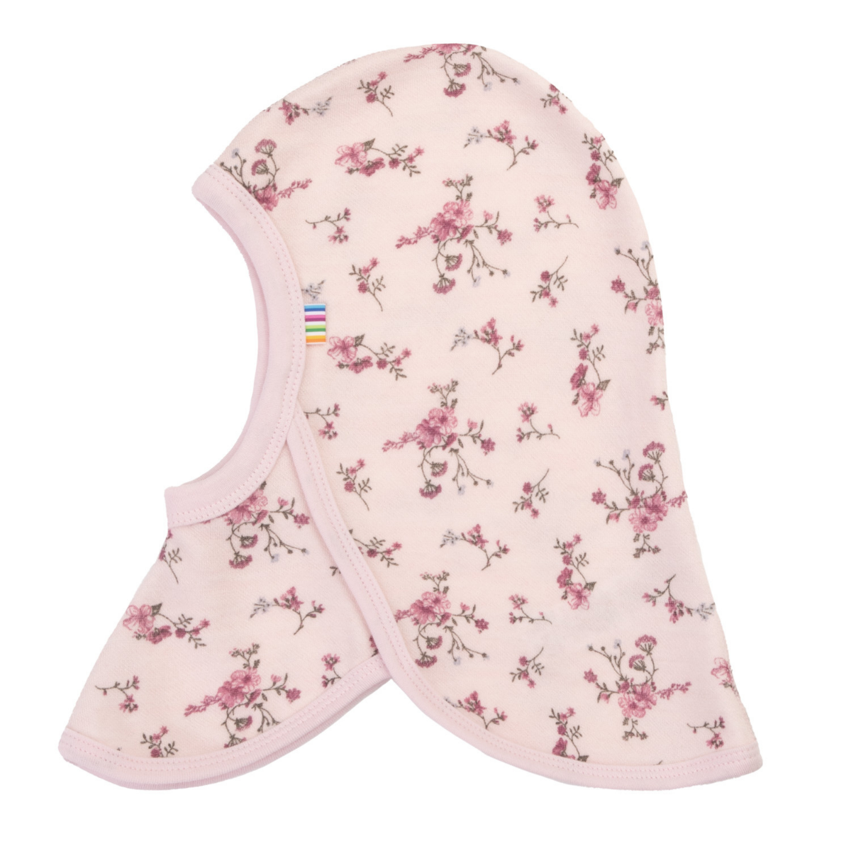 Joha - Balaclava Tynn Ull/ Bambus Blomst Lys Rosa