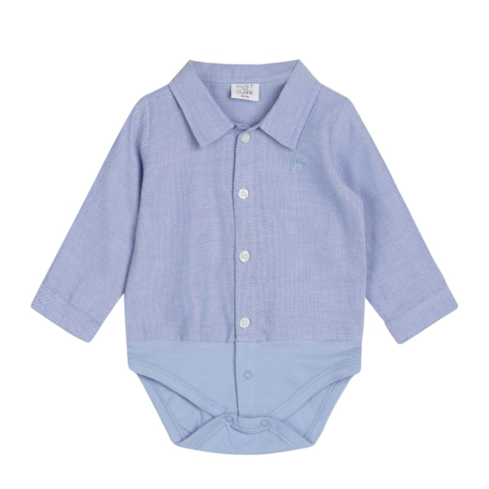 Hust and Claire - Skjortebody Birger Light Blue