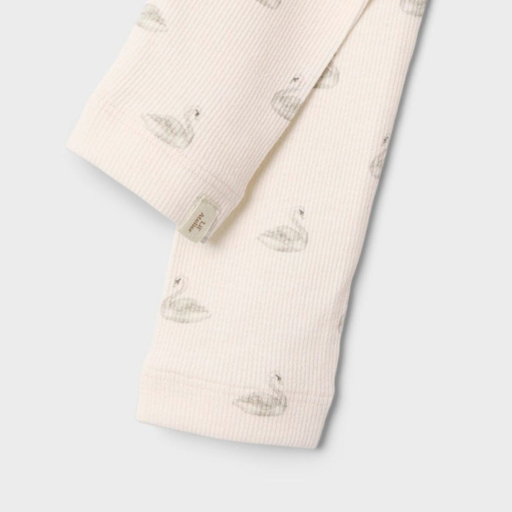 Lil'Atelier - Leggings Gavo Pastel Parchment Swan