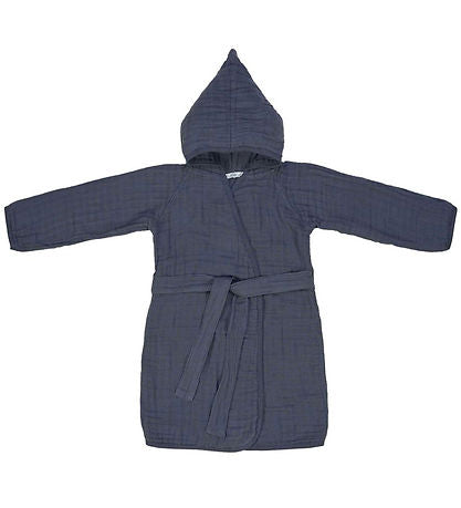 Lässig - Badekåpe Musselin Navy