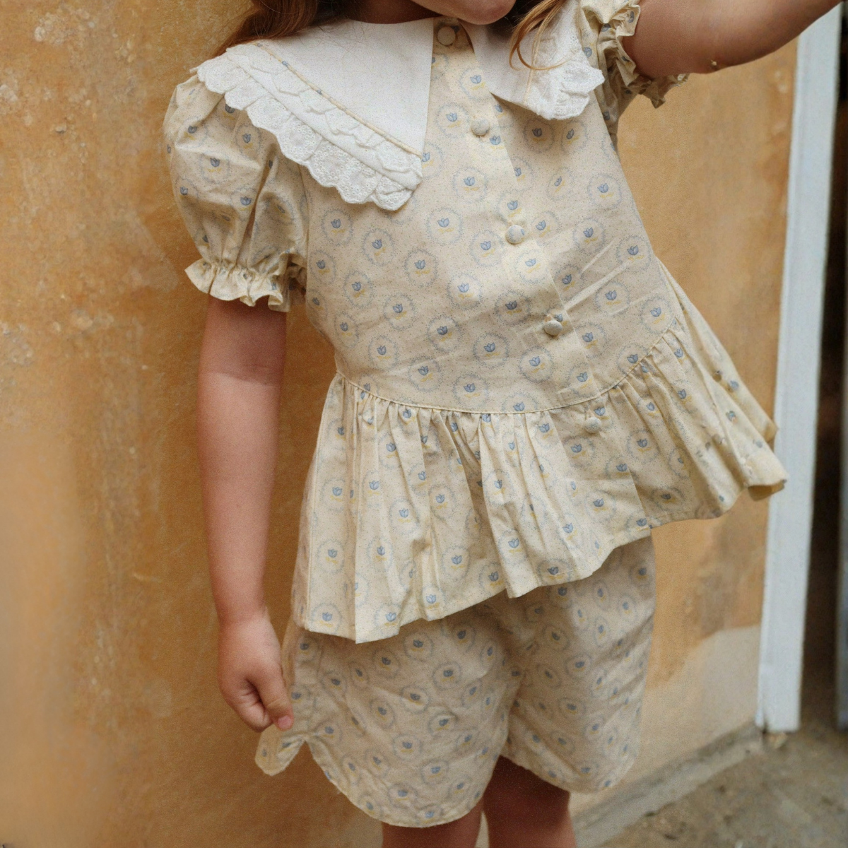 Konges Sløjd - Bluse Coeur Collar Ciel Mirage