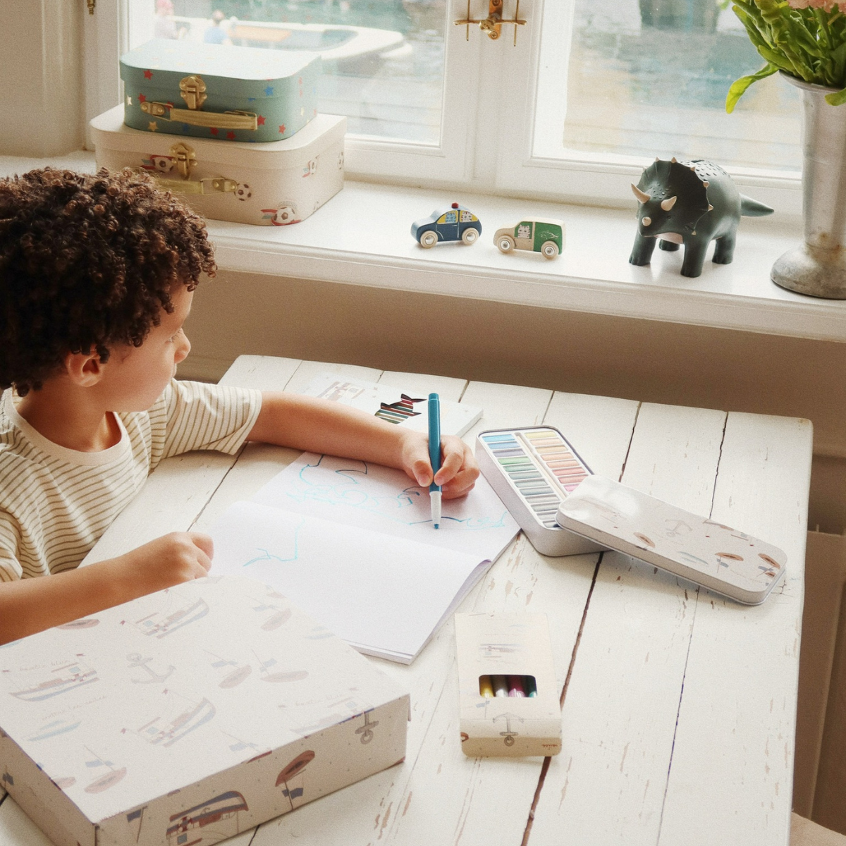 Konges Sløjd - Tegnekoffert Little Artist Sail Away