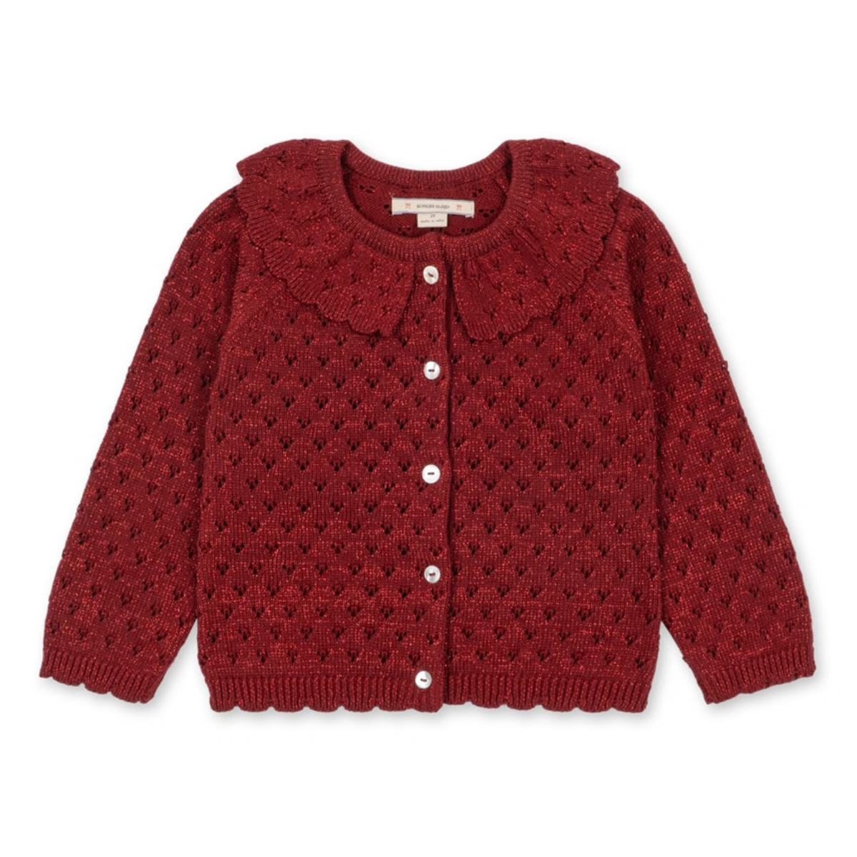 Konges Sløjd - Cardigan Holiday Red Dahlia