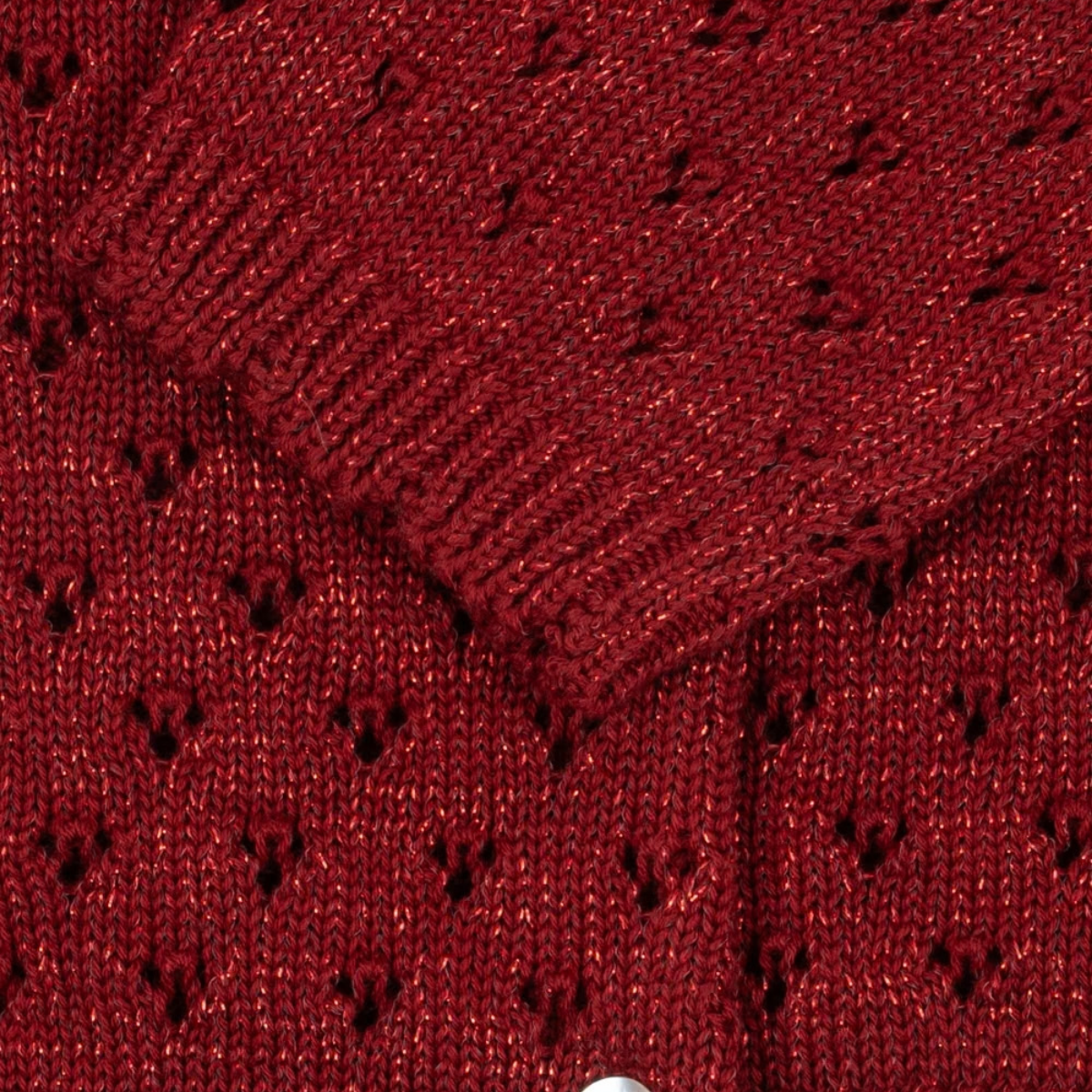 Konges Sløjd - Cardigan Holiday Red Dahlia