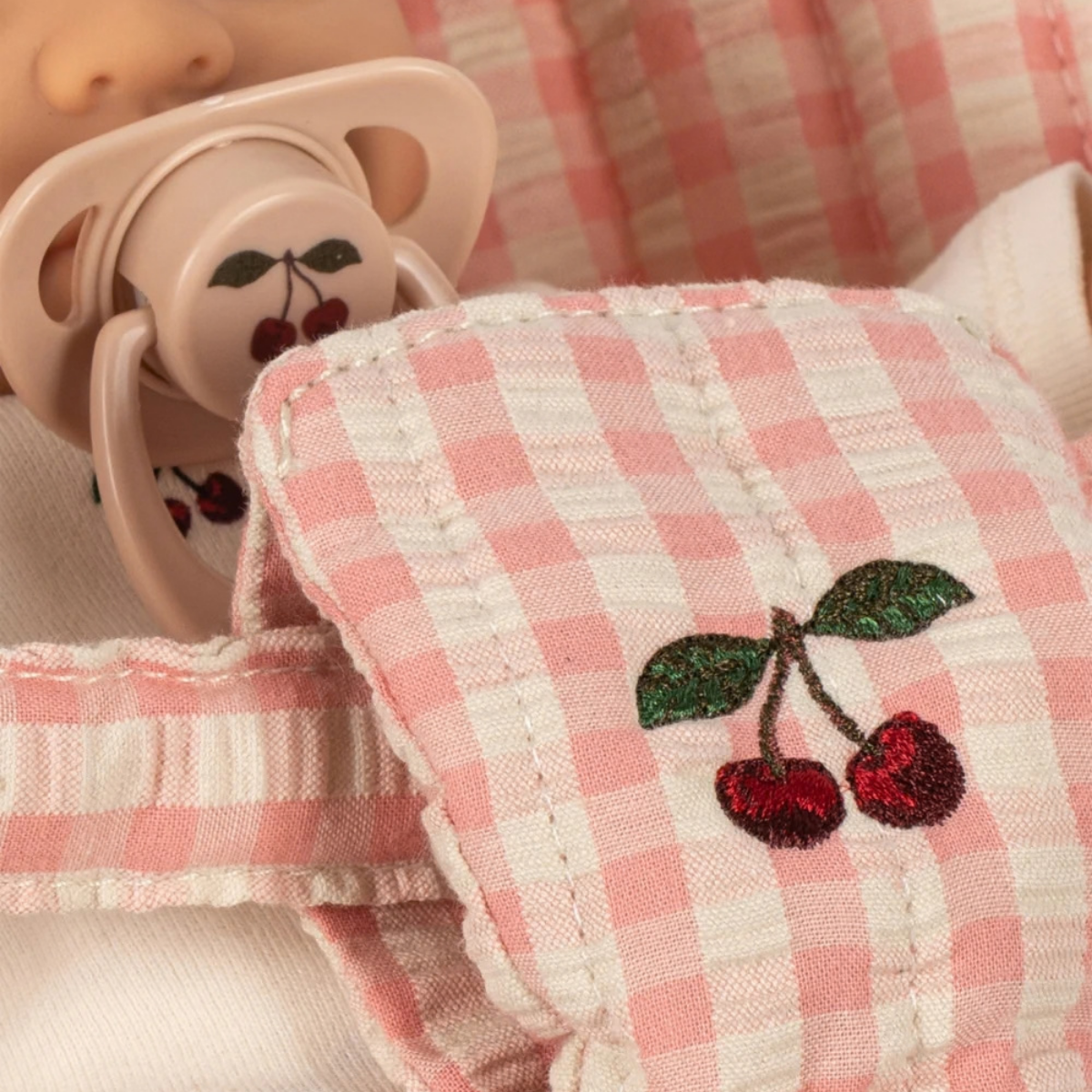 Konges Sløjd - Dukkevogn Poppy Pink Check