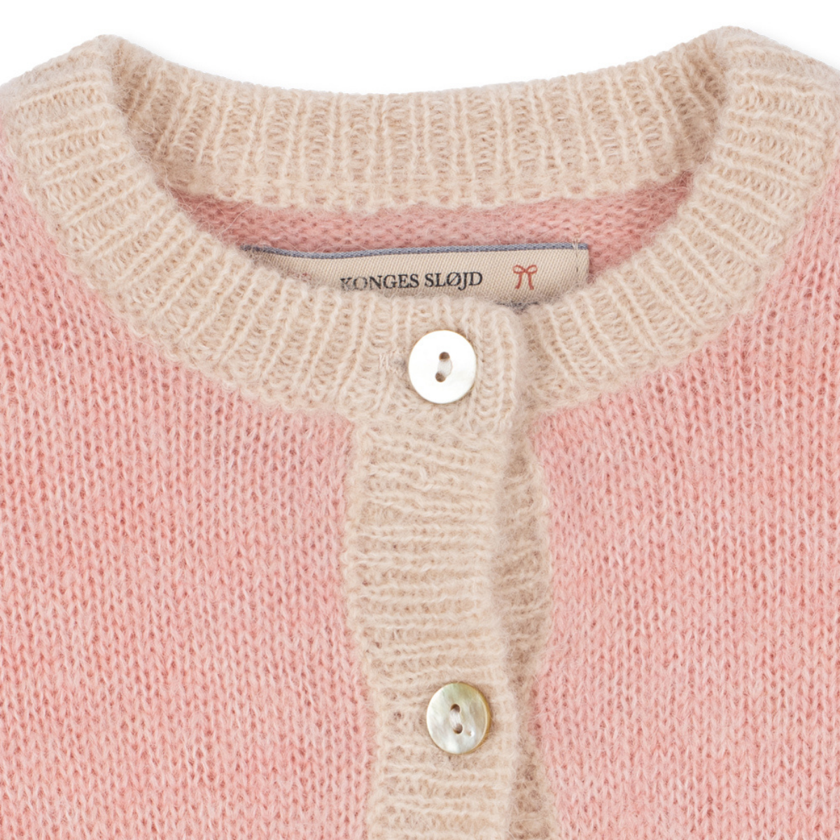 Konges Sløjd - Cardigan Kitty Silver Pink
